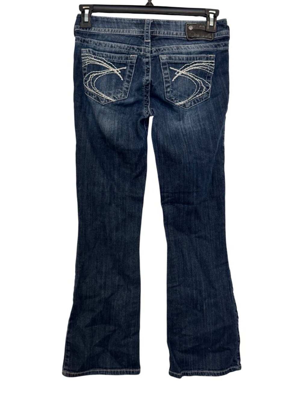Silver Jeans Co. Suki Mid-Rise Bootcut Stretch Denim Jeans W27 L30 Dark Wash